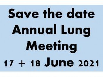 Save the date - Annual Lung Meeting 2021
